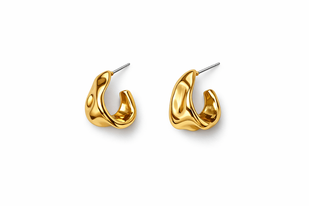 Timeless 18k Gold‑Plated Earrings for Effortless Everyday Elegance